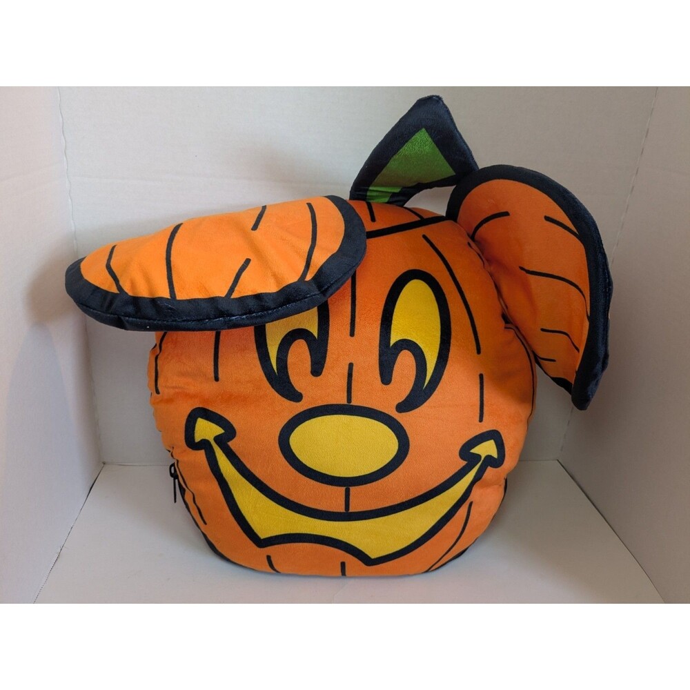 Disney Cruise Halloween On The High Seas Pumpkin Mickey Pillow